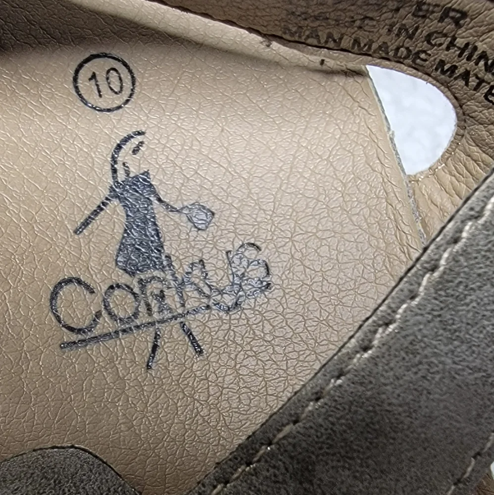 Corky’s‎ Hipster Braided Thong Wedge Heel Sandals Size 10